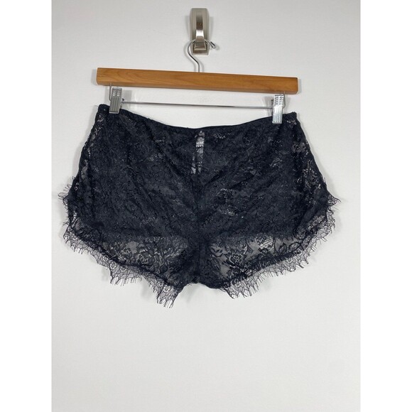 Adore Me Black Lace Sleep Shorts – Size Small - Picture 2 of 6
